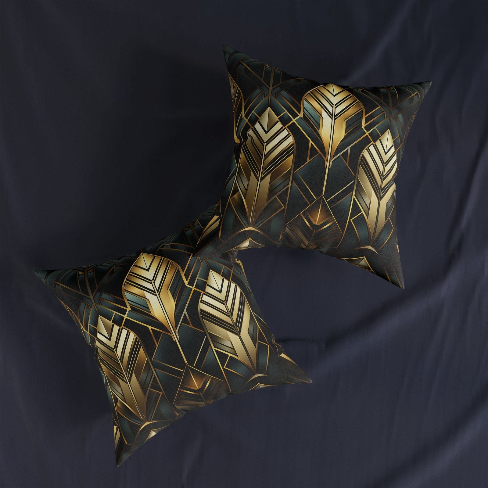 Opulent Shapes Square Pillow - ExclusiveCreativeDesigns