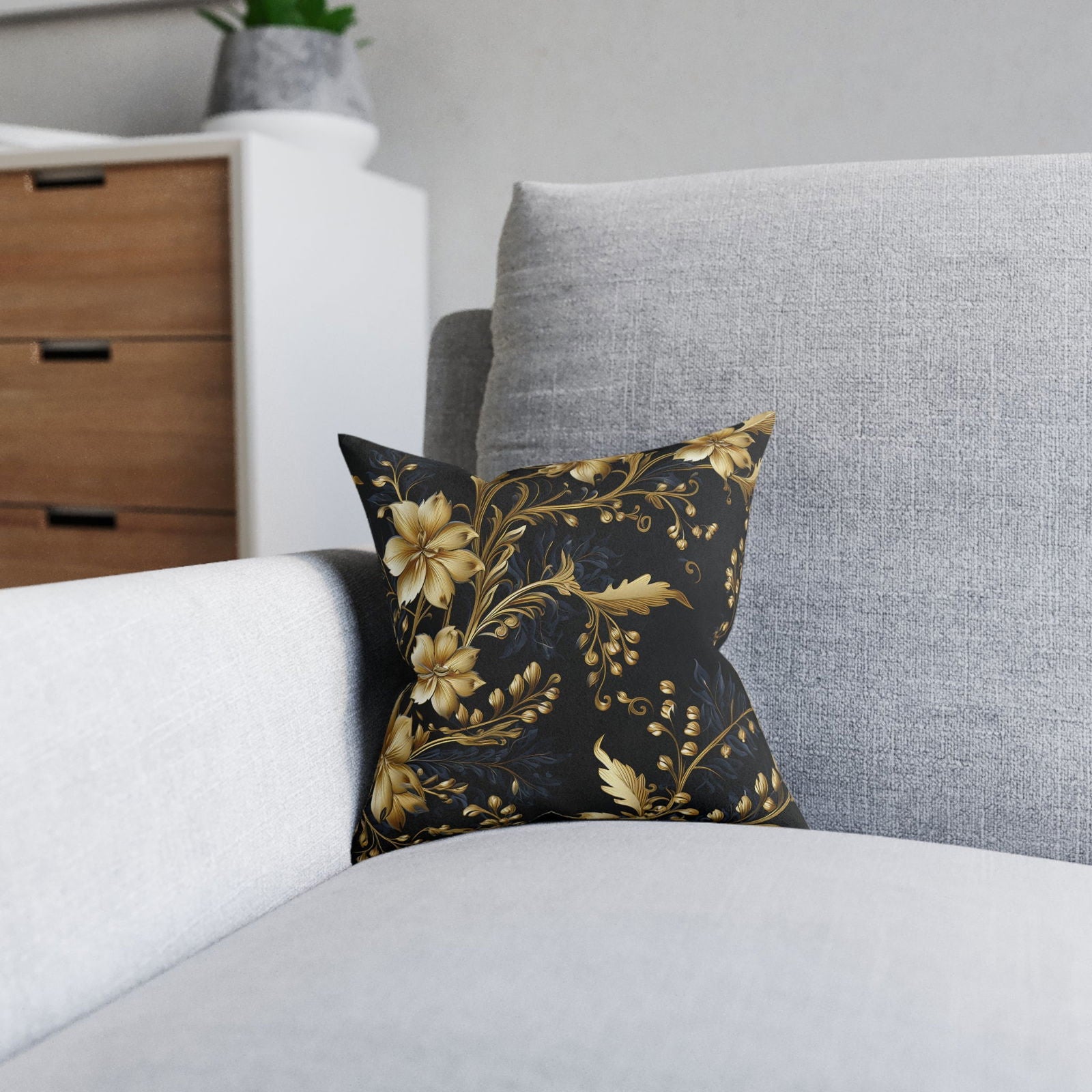 Opulent Style Square Pillow - ExclusiveCreativeDesigns