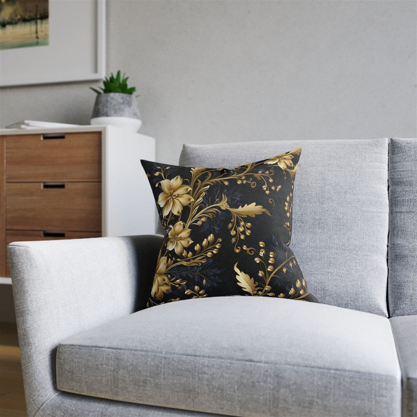 Opulent Style Square Pillow - ExclusiveCreativeDesigns