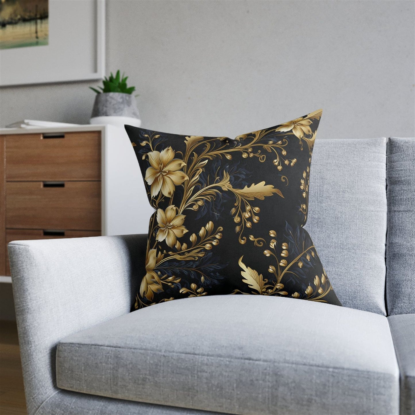 Opulent Style Square Pillow - ExclusiveCreativeDesigns