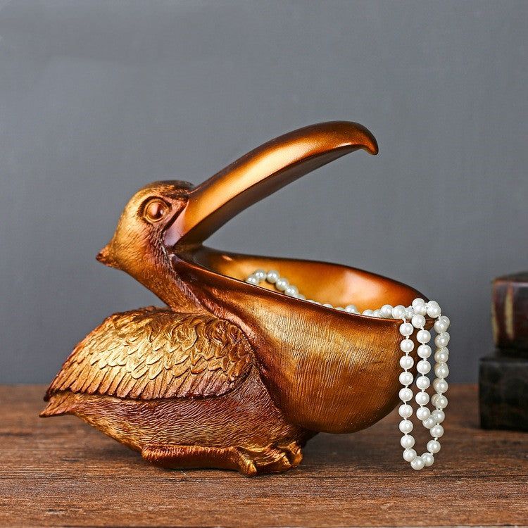 Pelican Statue Holder Ornament - ExclusiveCreativeDesigns