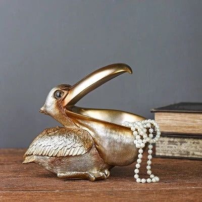 Pelican Statue Holder Ornament - ExclusiveCreativeDesigns