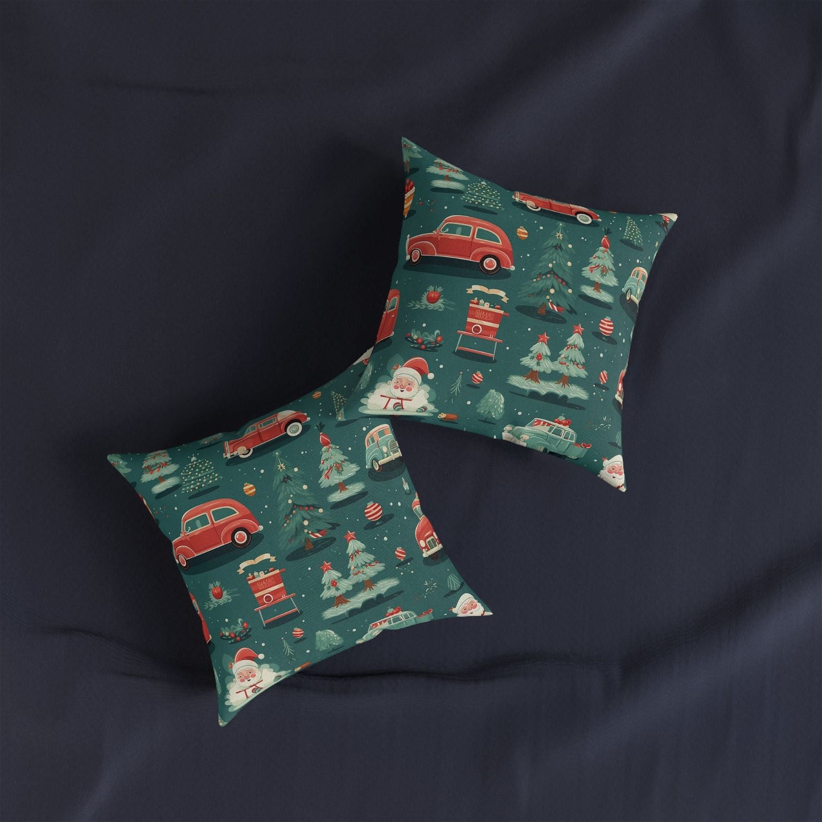 Road to Christmas Joy Pillow - ExclusiveCreativeDesigns