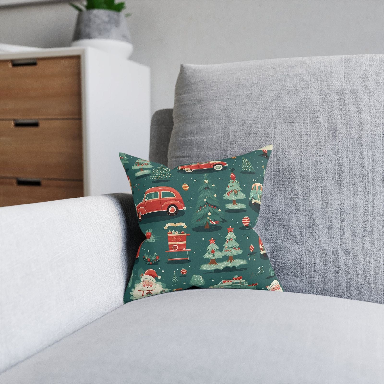 Road to Christmas Joy Pillow - ExclusiveCreativeDesigns