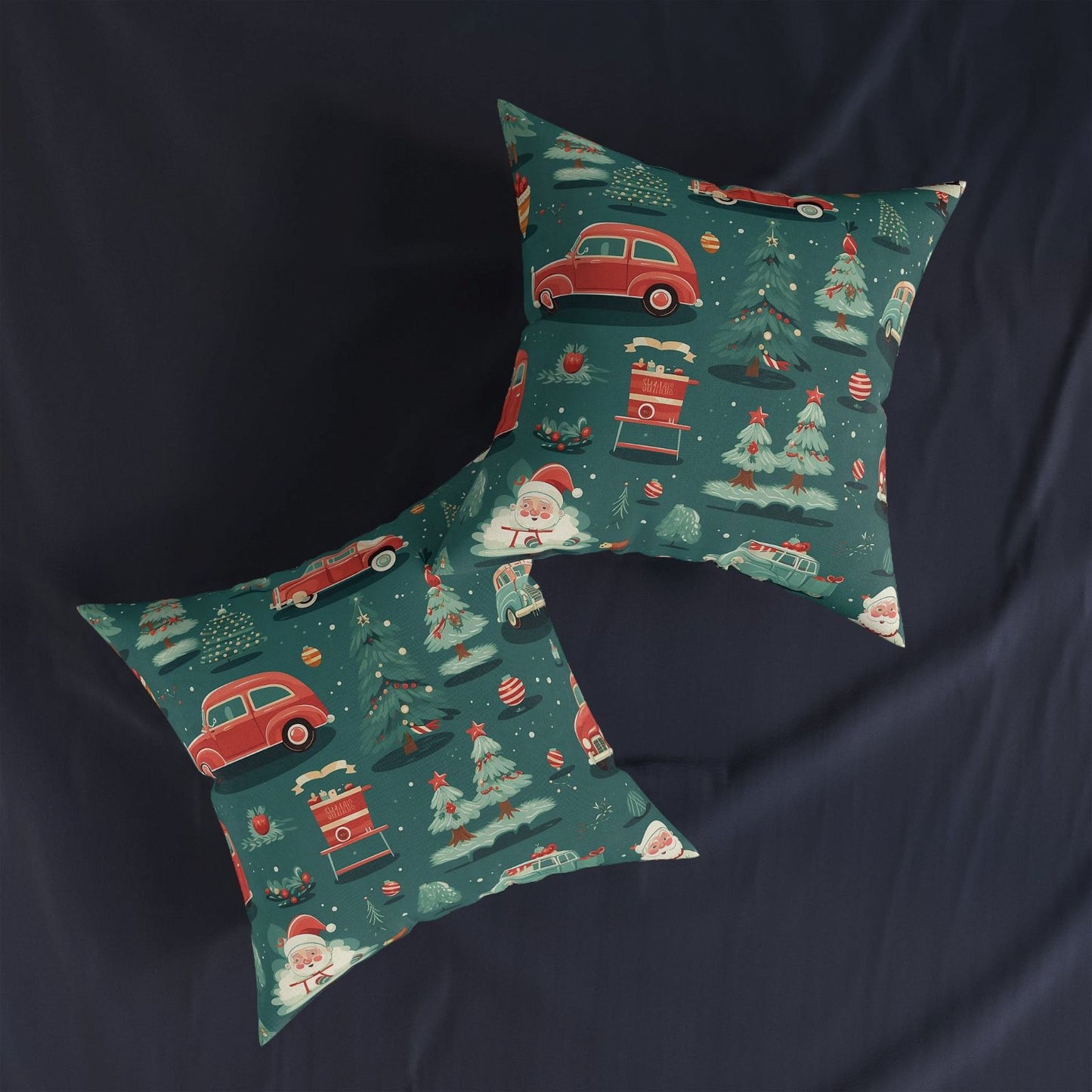 Road to Christmas Joy Pillow - ExclusiveCreativeDesigns