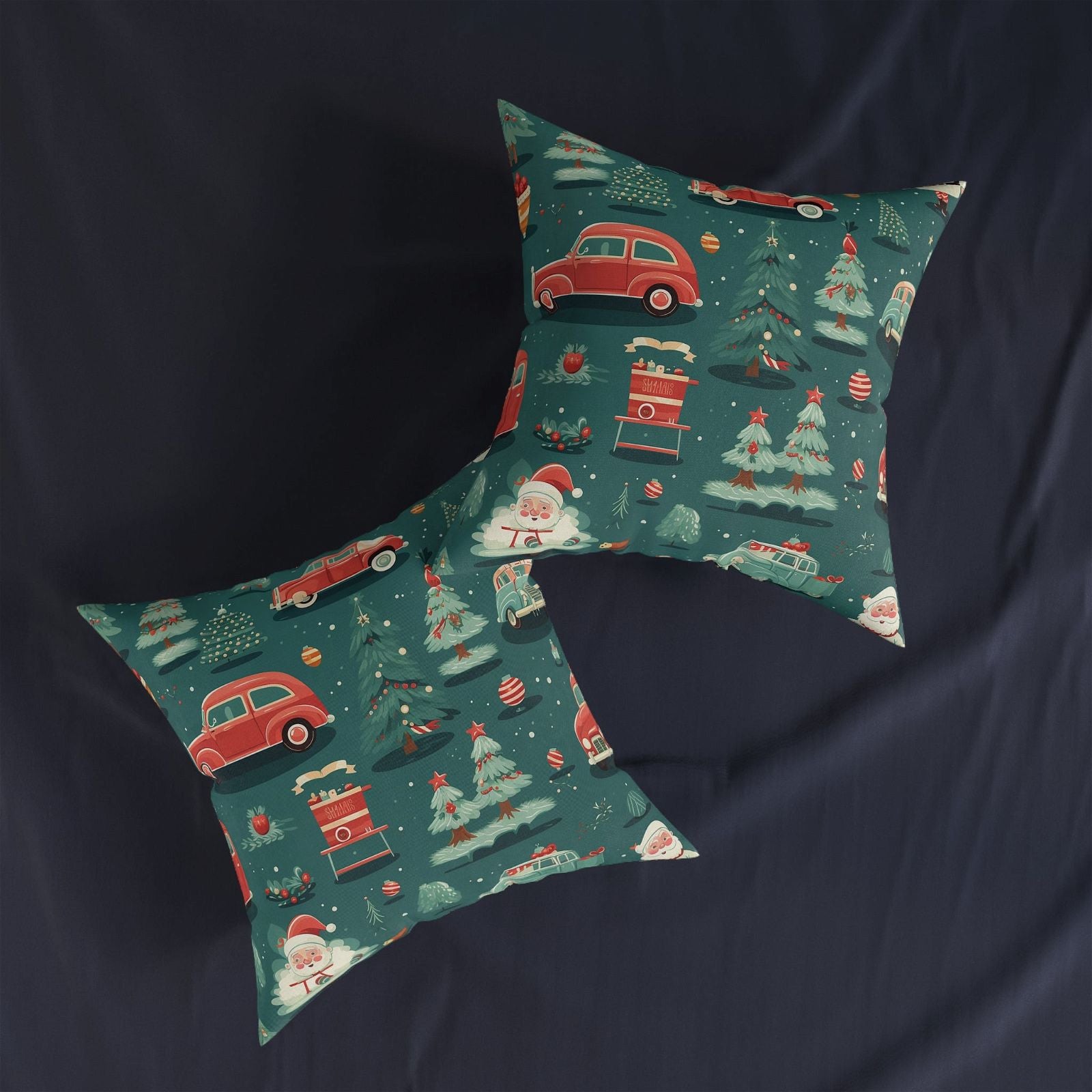 Road to Christmas Joy Pillow - ExclusiveCreativeDesigns