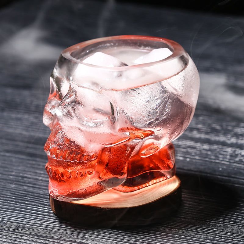 Skull Glass - ExclusiveCreativeDesigns