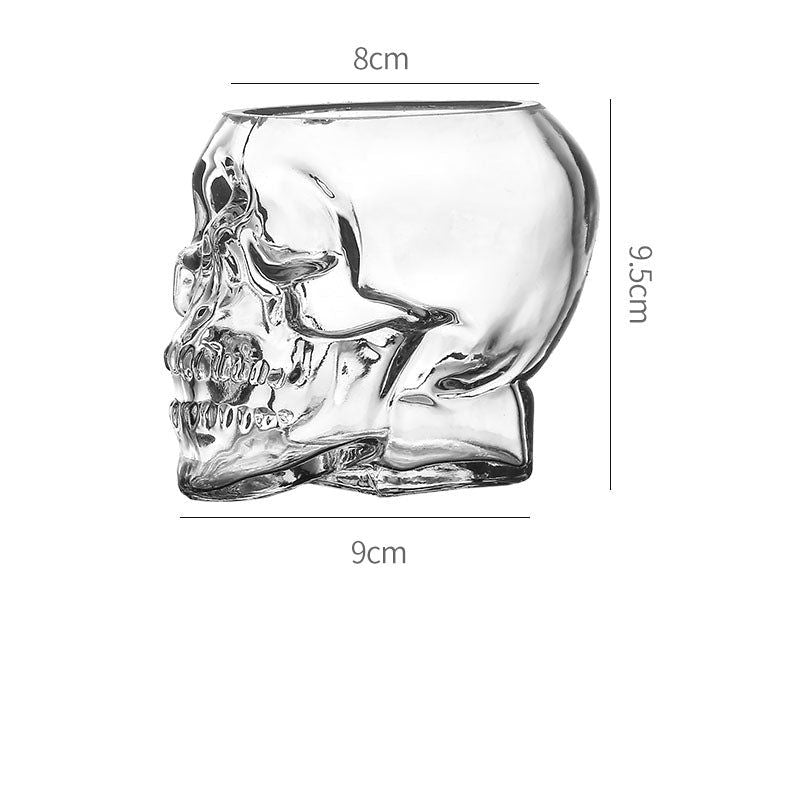 Skull Glass - ExclusiveCreativeDesigns