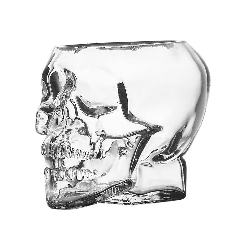 Skull Glass - ExclusiveCreativeDesigns