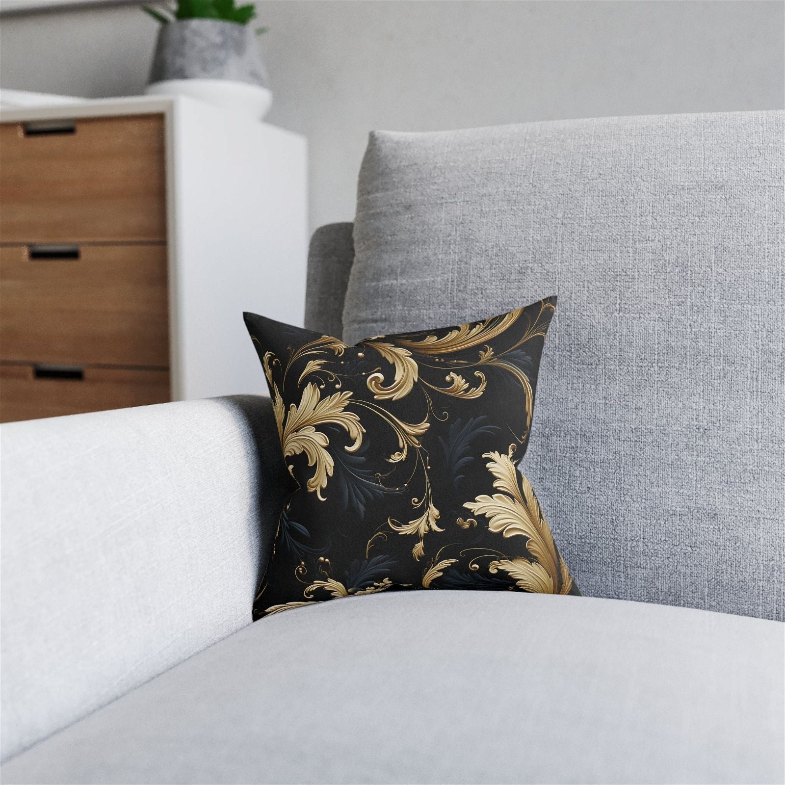 Square Pillow in Luxurious Fashion - ExclusiveCreativeDesigns