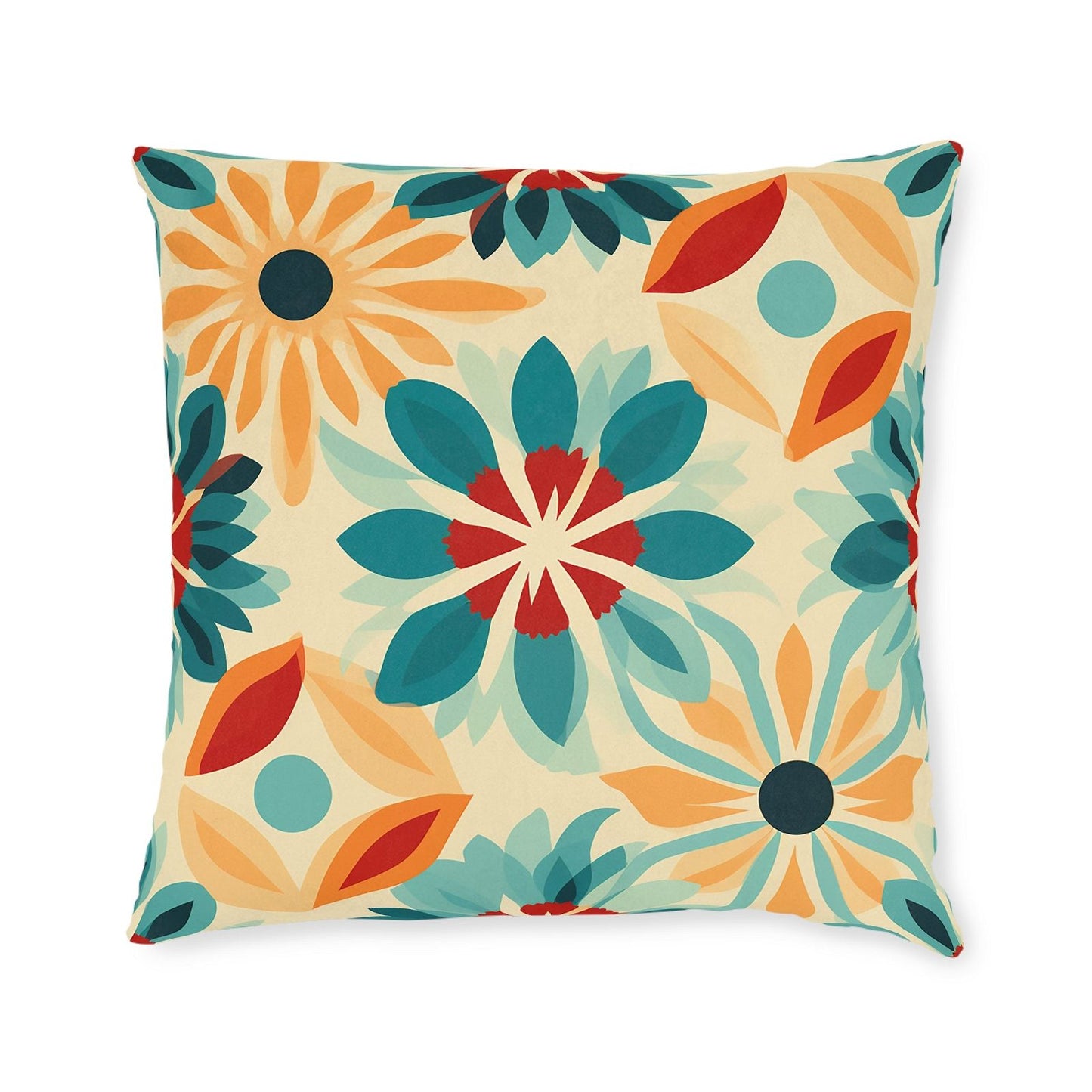 Square Pillow with Artistic Flair - ExclusiveCreativeDesigns