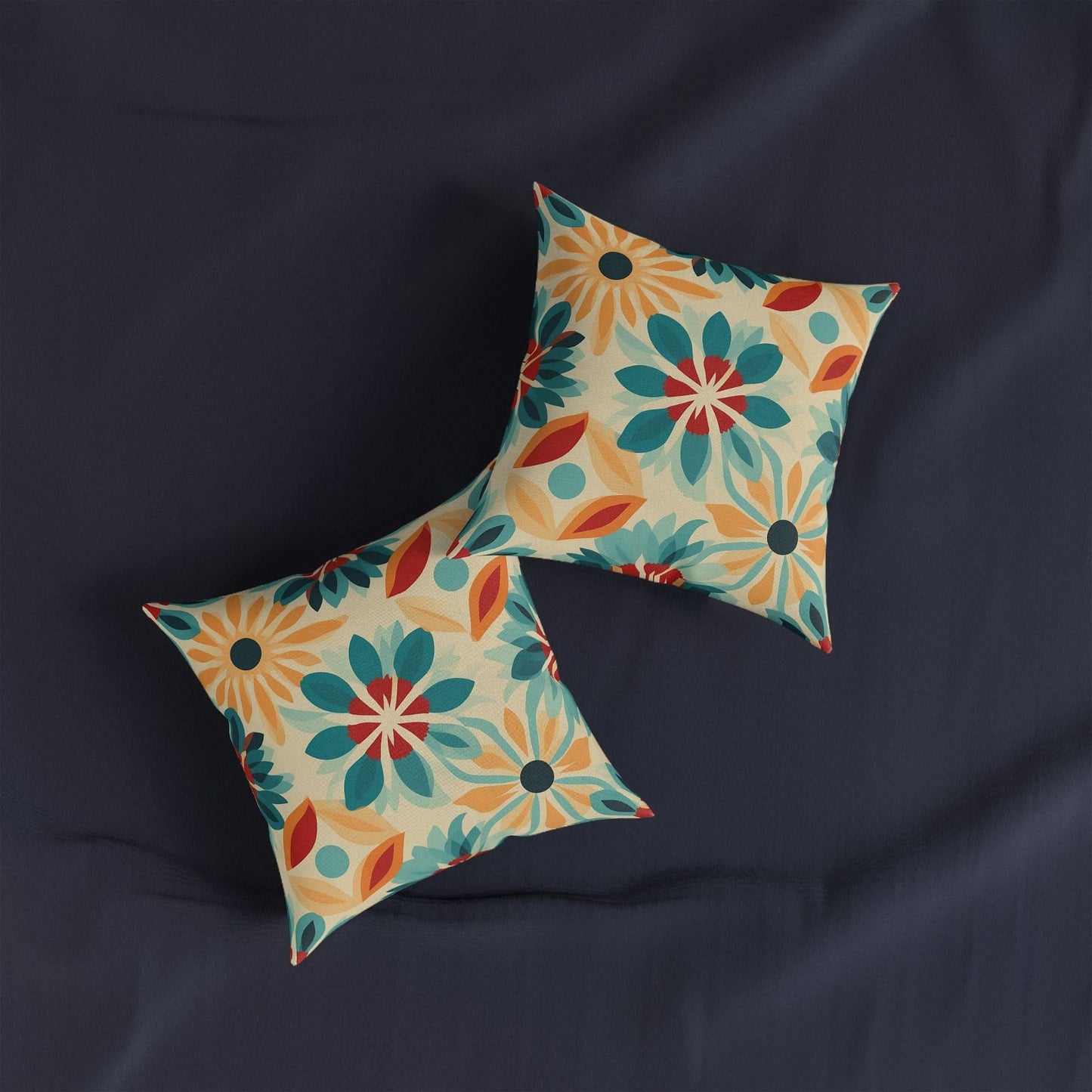 Square Pillow with Artistic Flair - ExclusiveCreativeDesigns