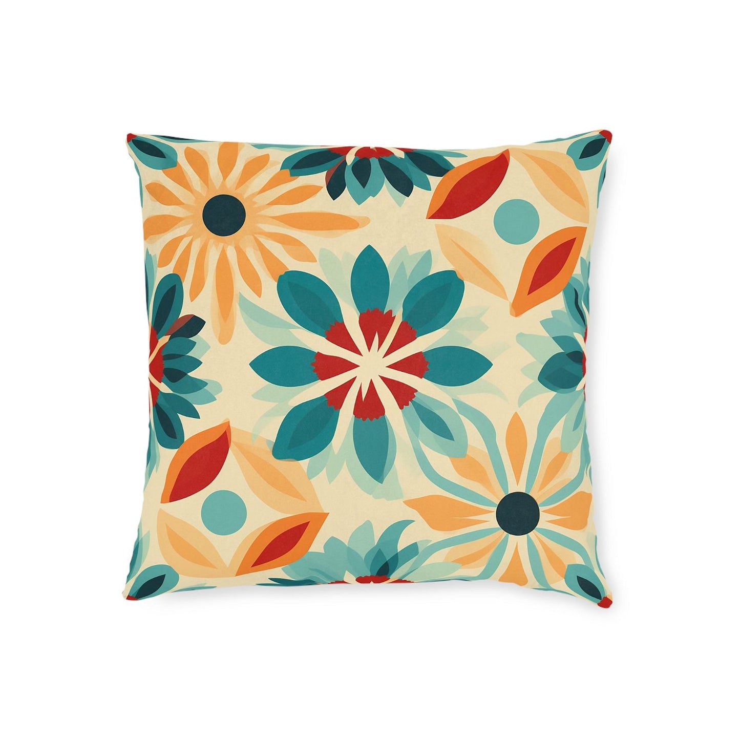 Square Pillow with Artistic Flair - ExclusiveCreativeDesigns