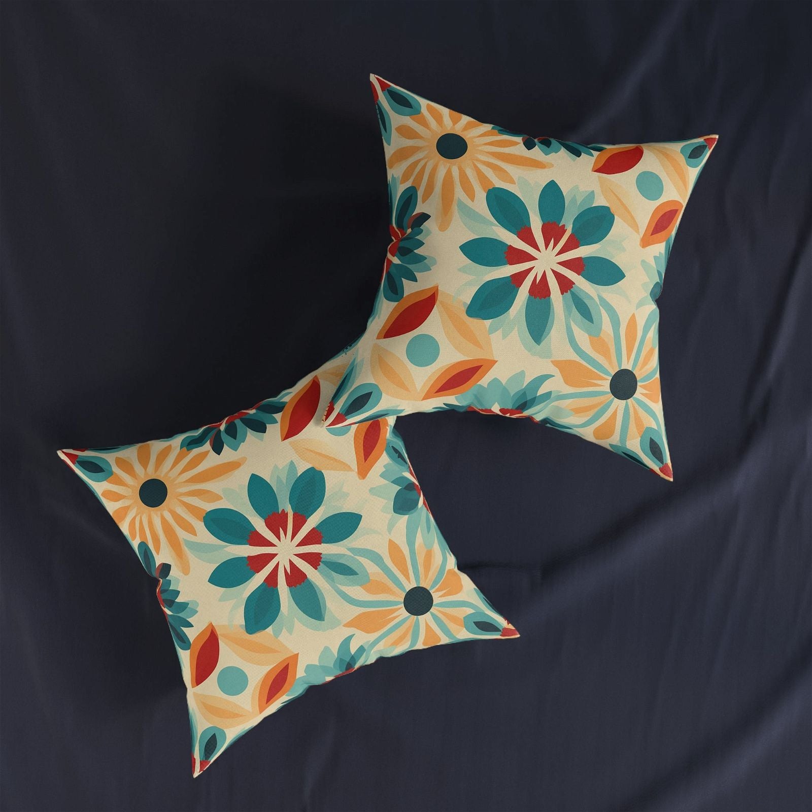 Square Pillow with Artistic Flair - ExclusiveCreativeDesigns