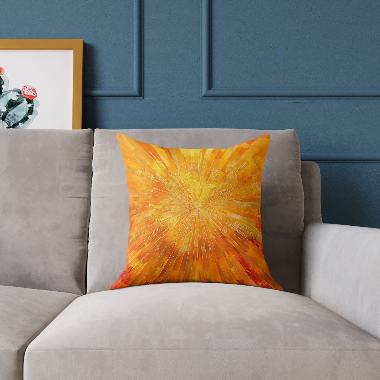 Sunburst Pattern Pillow - ExclusiveCreativeDesigns