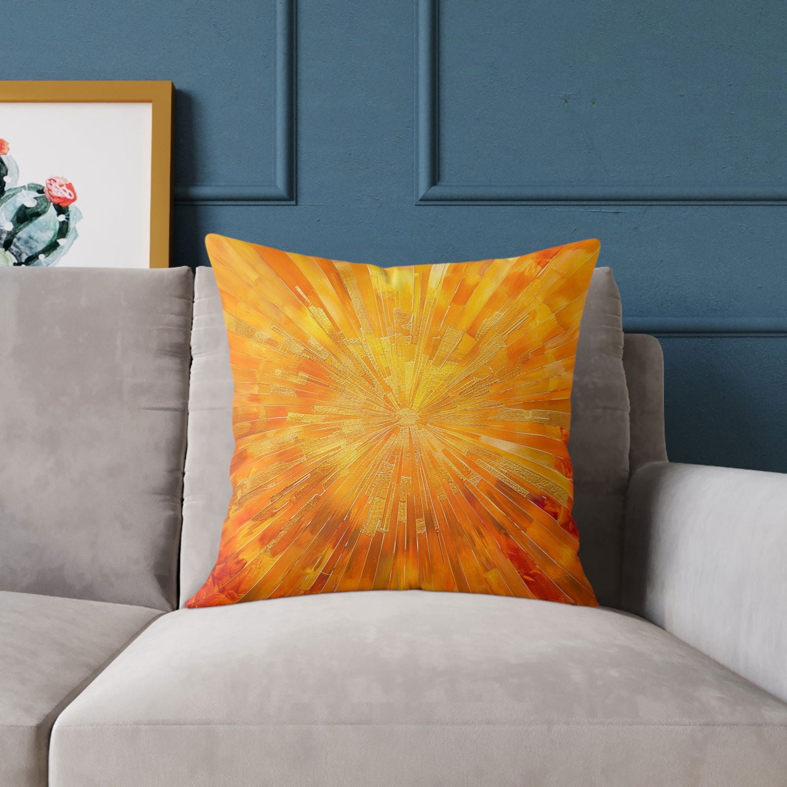 Sunburst Pattern Pillow - ExclusiveCreativeDesigns