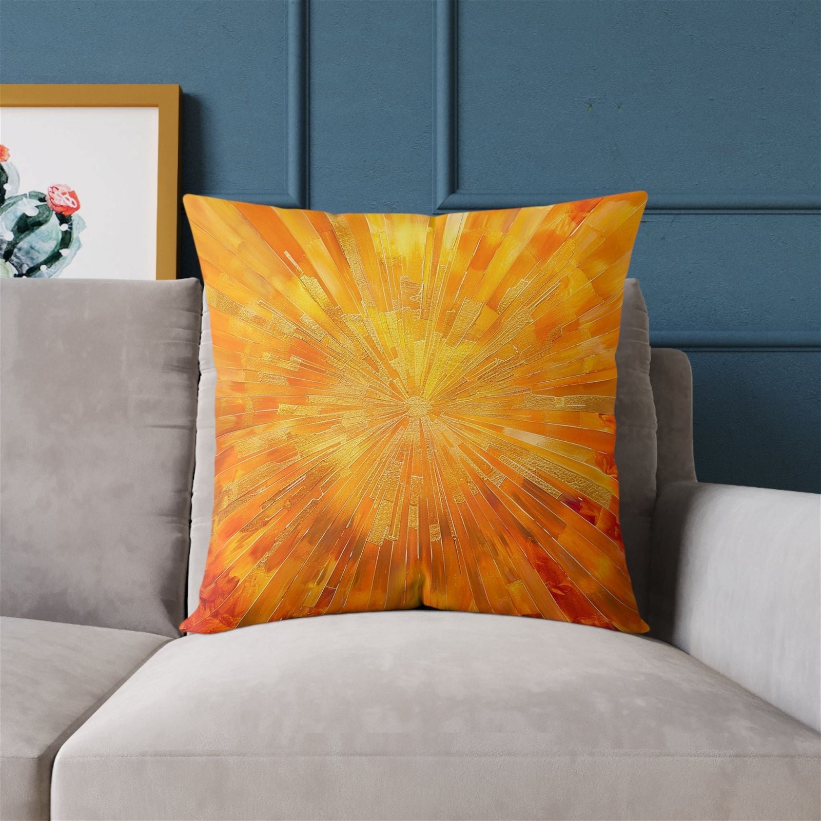 Sunburst Pattern Pillow - ExclusiveCreativeDesigns