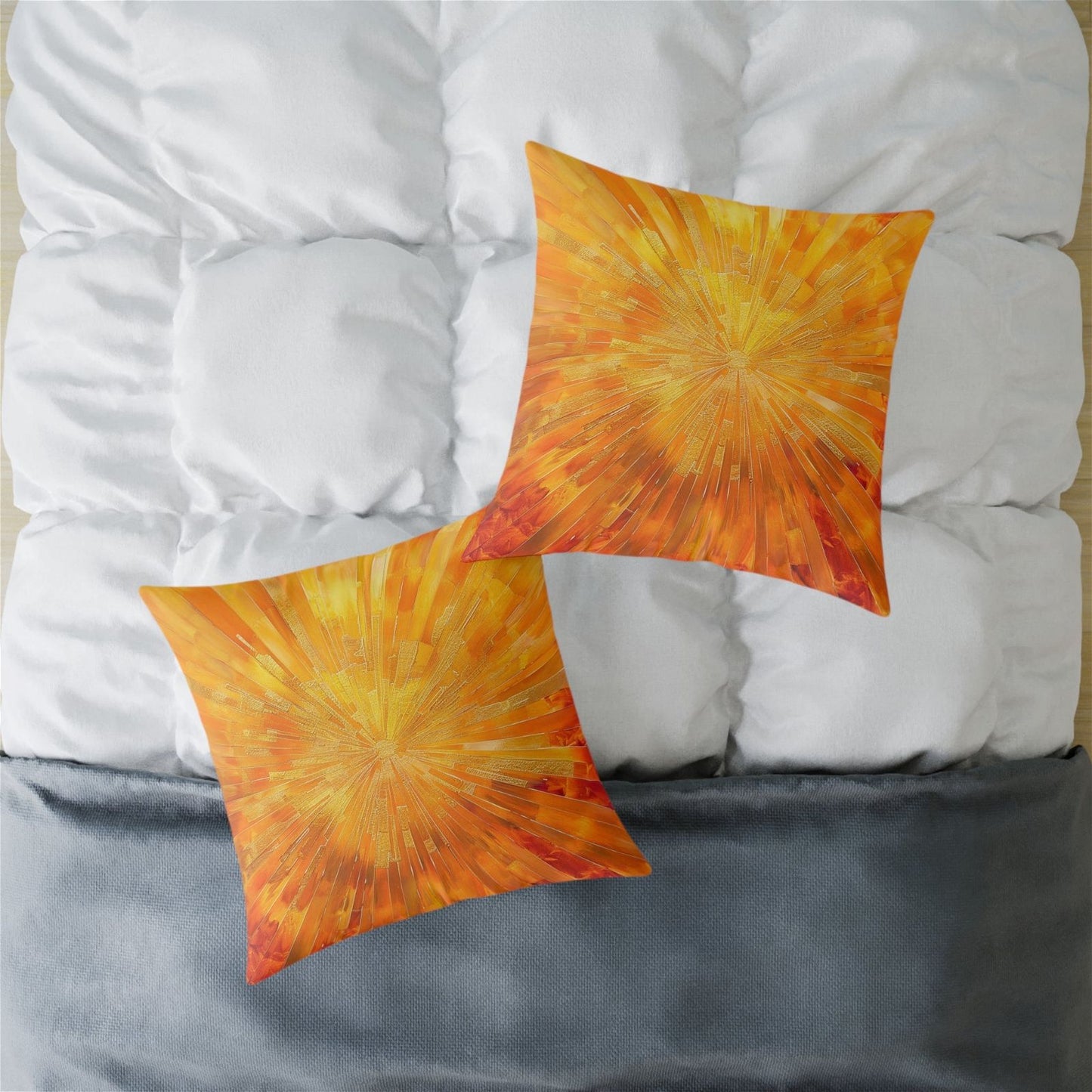 Sunburst Pattern Pillow - ExclusiveCreativeDesigns