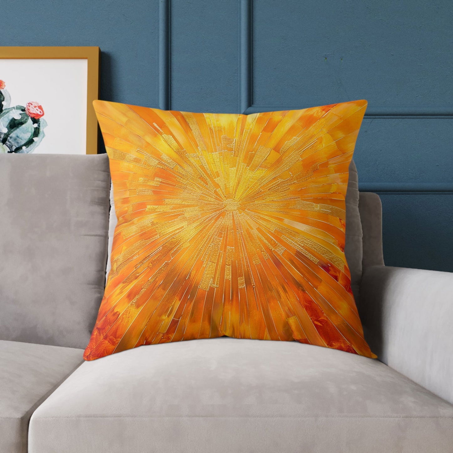 Sunburst Pattern Pillow - ExclusiveCreativeDesigns