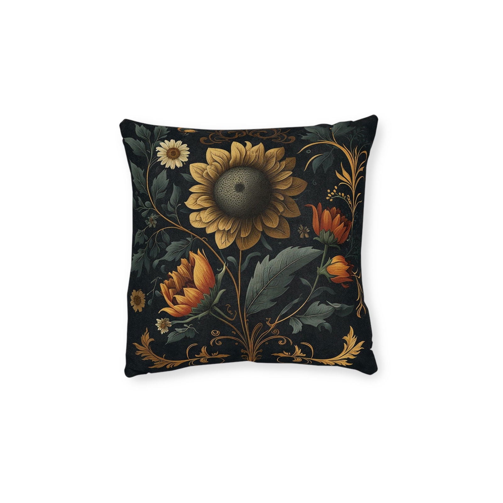 Sunflower Harvest Pillow - ExclusiveCreativeDesigns