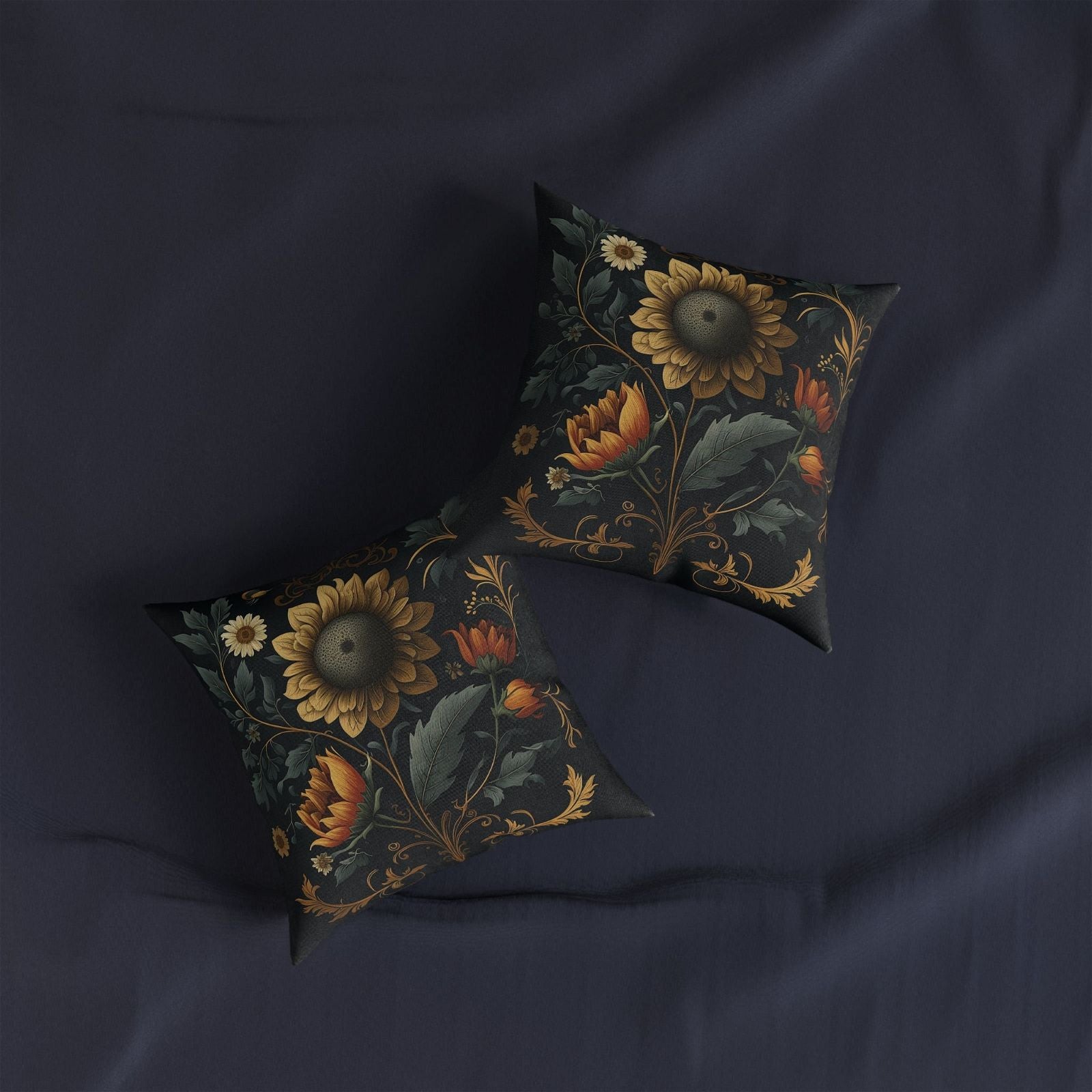 Sunflower Harvest Pillow - ExclusiveCreativeDesigns