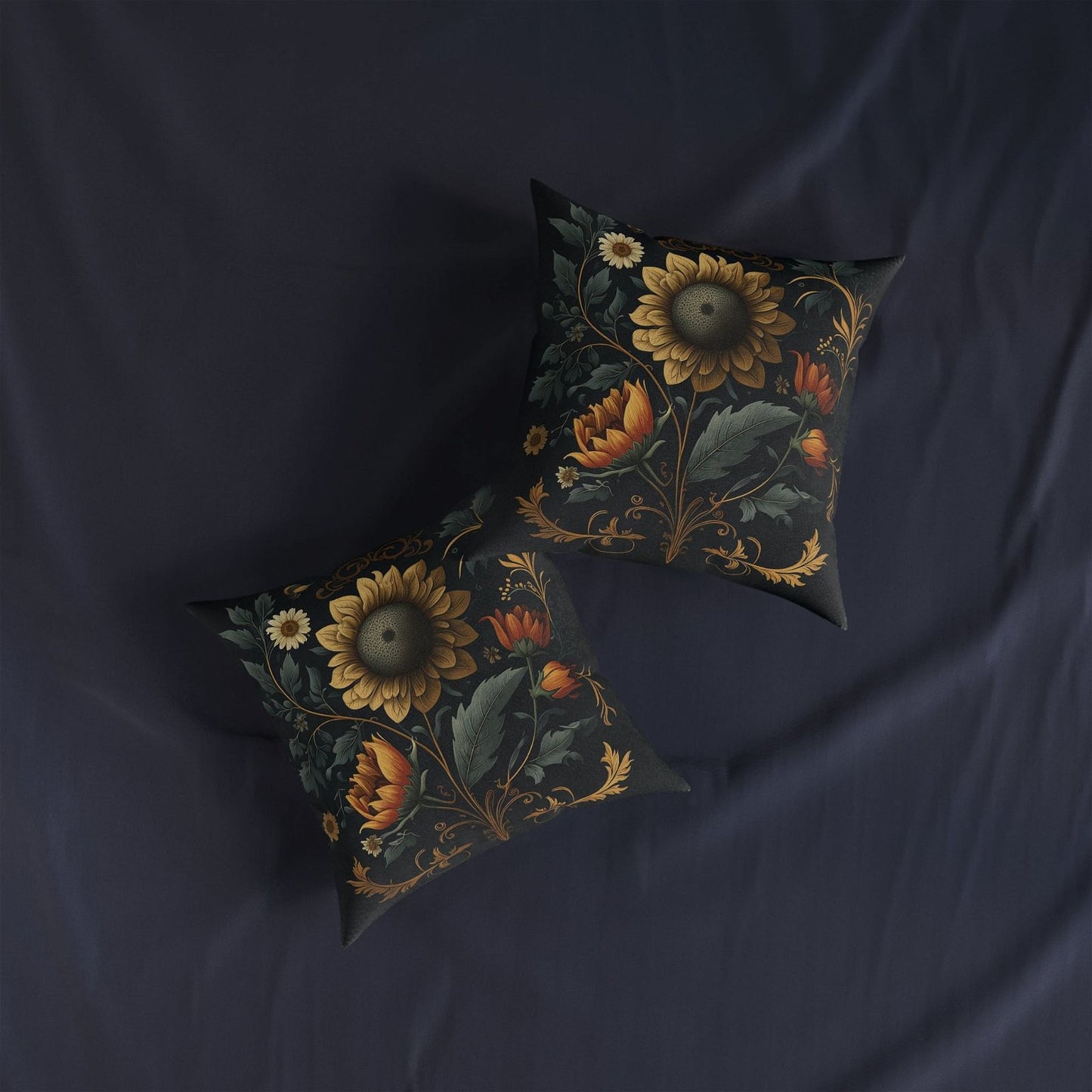 Sunflower Harvest Pillow - ExclusiveCreativeDesigns