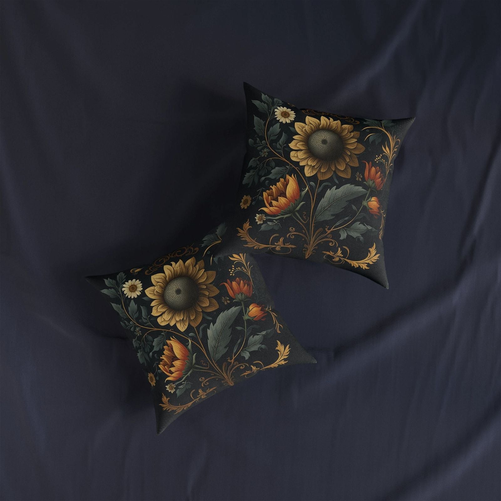 Sunflower Harvest Pillow - ExclusiveCreativeDesigns