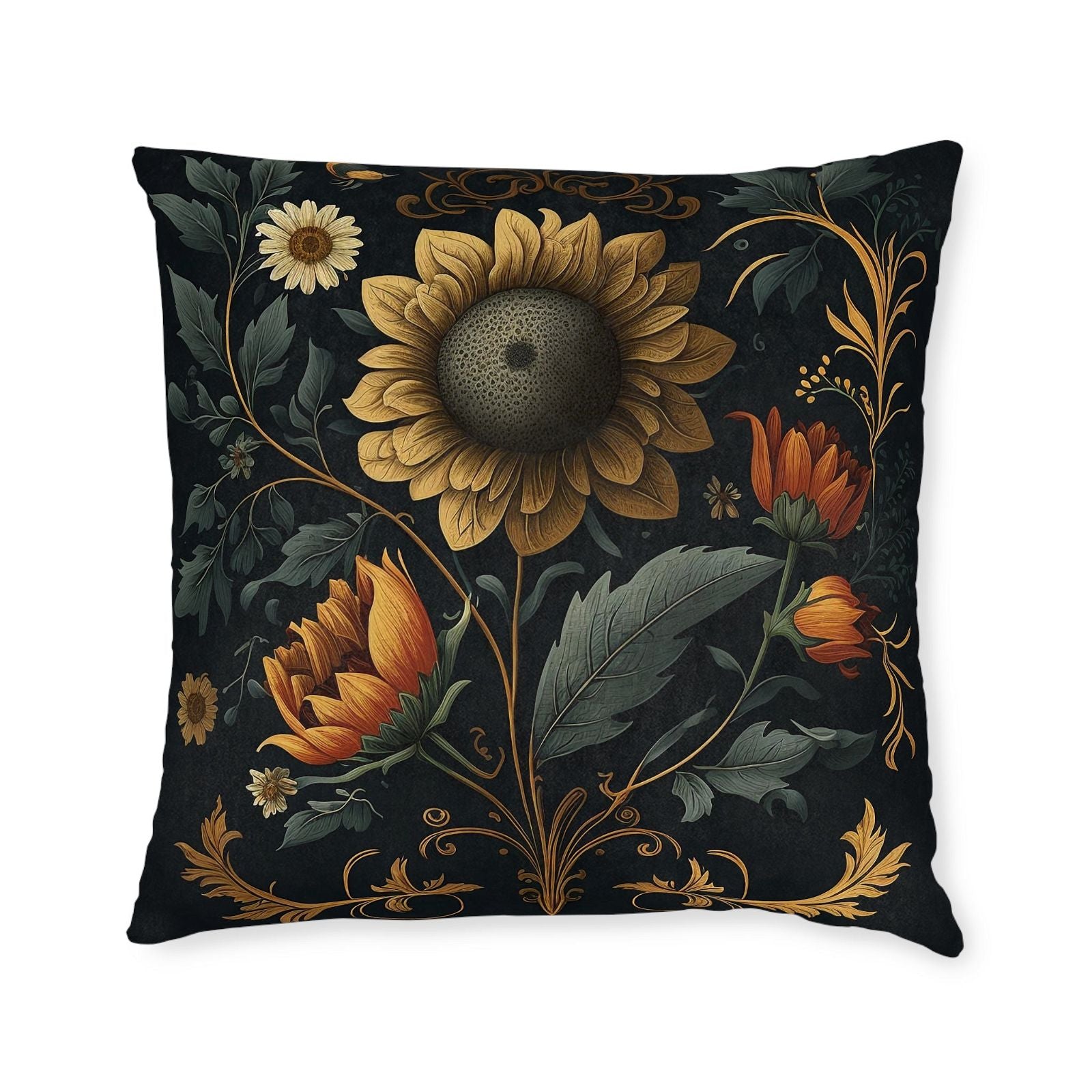 Sunflower Harvest Pillow - ExclusiveCreativeDesigns