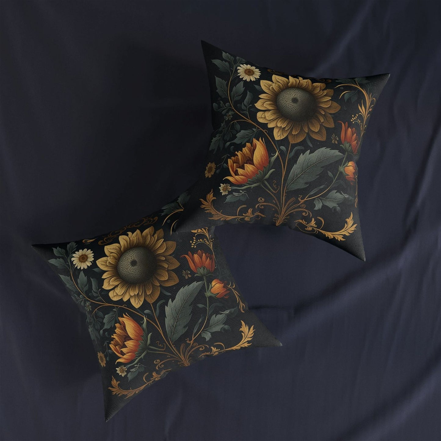 Sunflower Harvest Pillow - ExclusiveCreativeDesigns