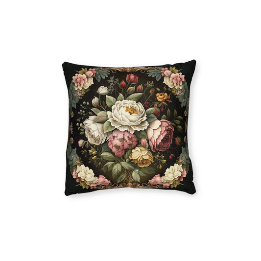 Victorian Style Floral Pattern Pillow - ExclusiveCreativeDesigns